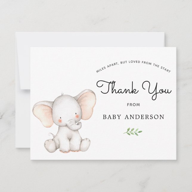 Elephant Baby Shower by Mail Tack (Framsida)