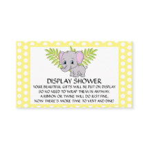 Elephant Baby Shower Gender Neutral Visning Shower