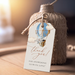 Elephant Baby Shower Gift-Märkre Presentetikett