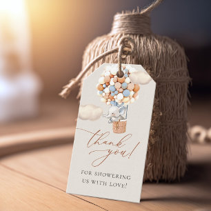 Elephant Baby Shower Gift-Märkre Presentetikett