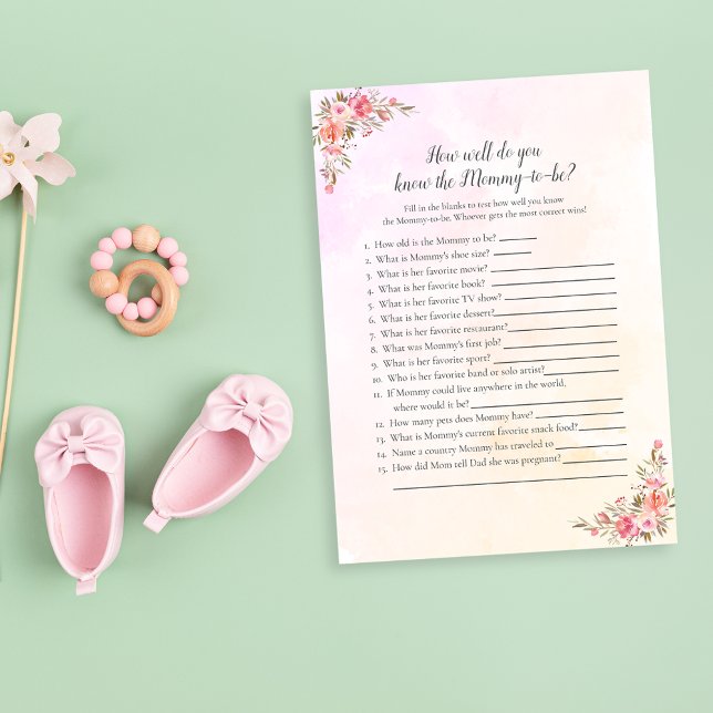 Elephant Baby Shower som känner Mammans bästa spel Inbjudningar (Skapare uppladdad)