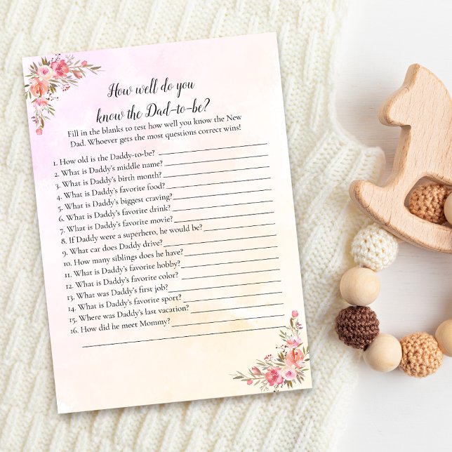 Elephant Baby Shower som känner pappa Best Game Inbjudningar (Skapare uppladdad)