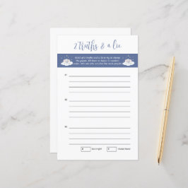 Elephant Baby Shower spelade två sanningar och en