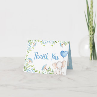 Elephant Baby - tackkort Inbjudan