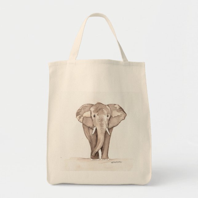 elephant bag tygkasse (Framsidan)