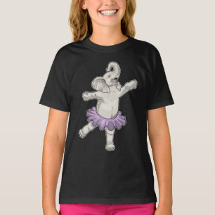 Elephant Ballerina Ballet Dance T Shirt