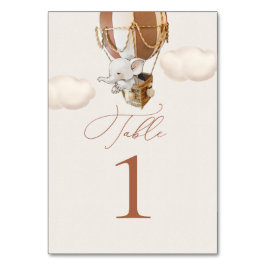 Elephant Balloon Bordsnummer