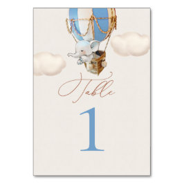 Elephant Balloon Bordsnummer