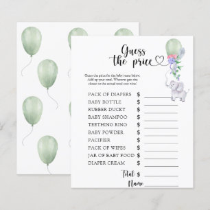 Elephant & Balloon - Gissa pris! Spel