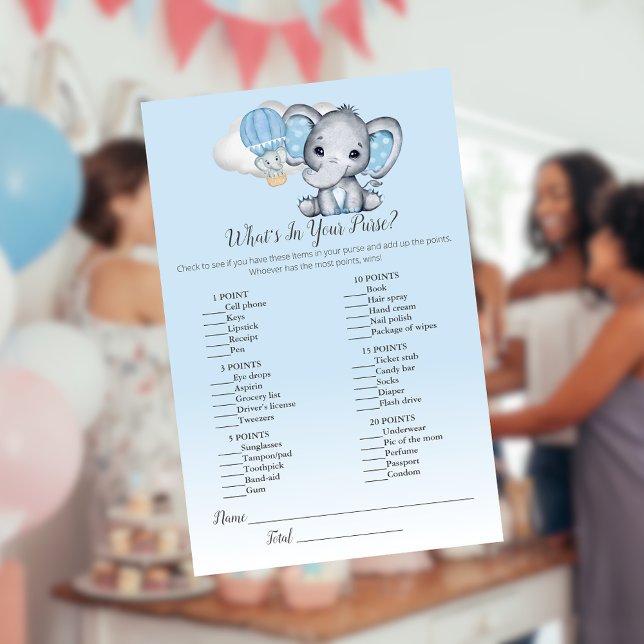 Elephant Balloon What's in your Purse Boy Game (Skapare uppladdad)