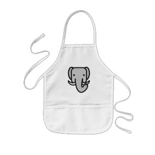 Elephant Barnförkläde