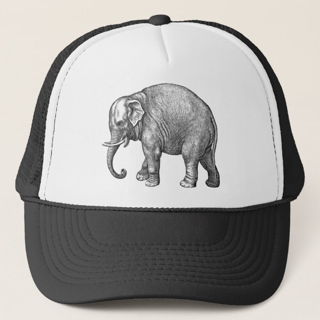 Elephant Baseball Hat Keps (Framsida)