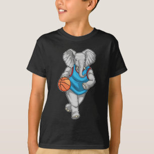Elephant Basketball-spelare Basketball T Shirt