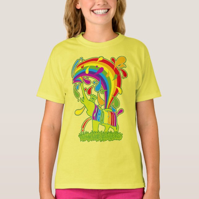 Elephant_Bathing T Shirt (Framsida)