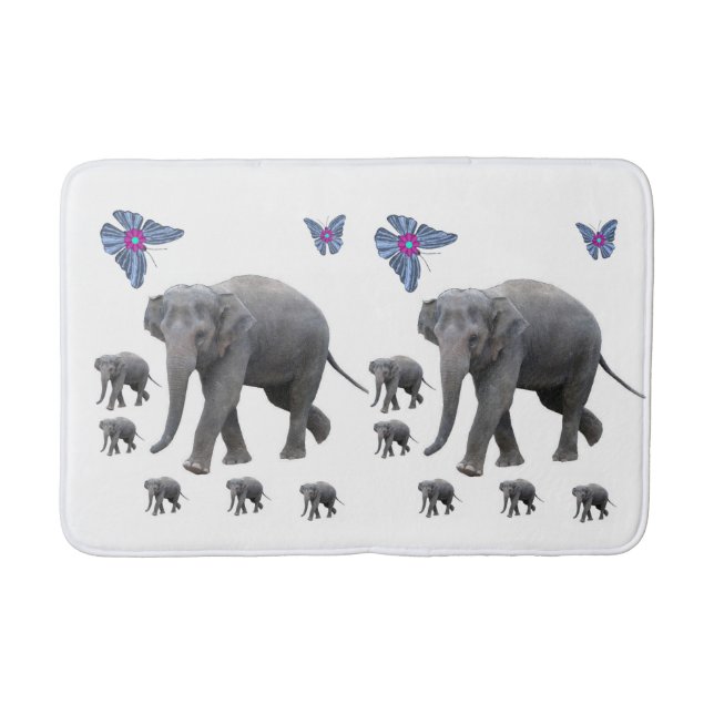 Elephant Bathroom Bathmat Badrumsmatta (Framsidan)