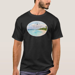 Elephant Beach Akvarell – Andaman Minnessak Presen T Shirt
