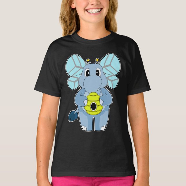 Elephant Bee T Shirt (Framsida)