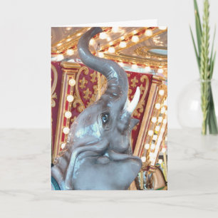 Elephant Birthday Card Kort