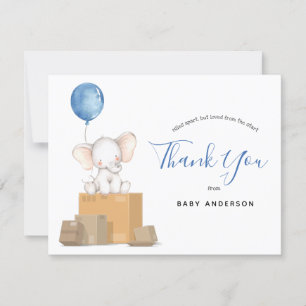 Elephant Blue Baby Shower by Mail Tack