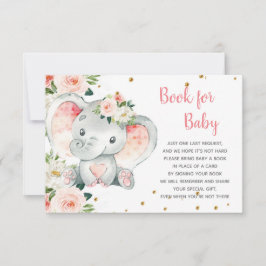 Elephant Book for Baby Anteckningskort