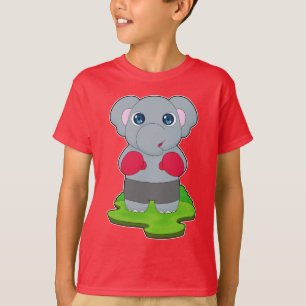 Elephant Boxer Boxing handskar Boxing T Shirt