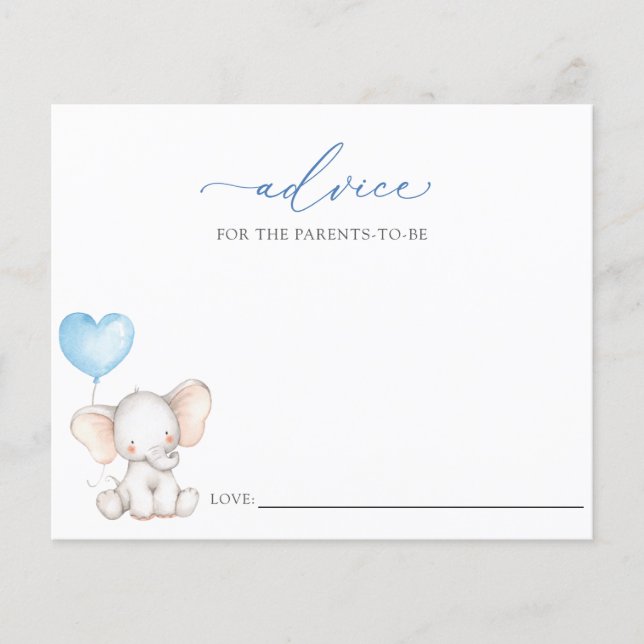 Elephant Boy Baby Advice för blivande föräldrar (Framsida)