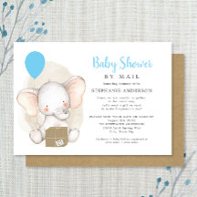 Elephant Boy Shower by Mail
