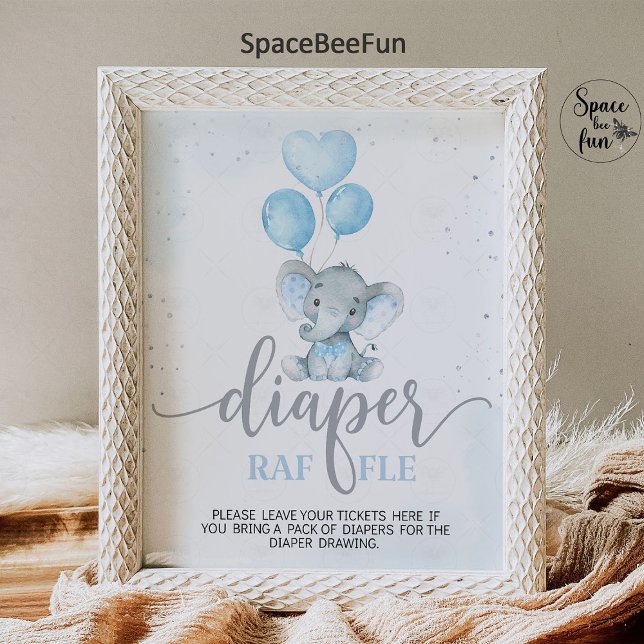 Elephant Boy Shower Safari Elephant Theme Poster (elephant invitation,elephant baby shower sign,elephant boy baby shower,theme elephant,safari animals)