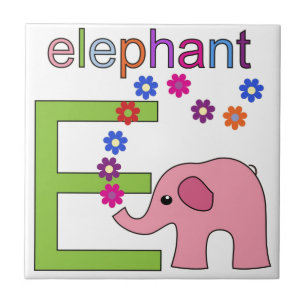 Elephant Brev E Kakelplatta