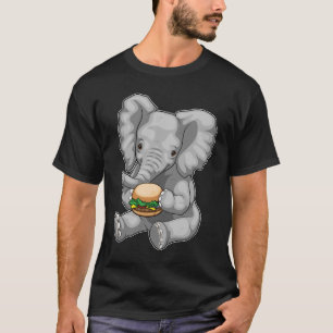 Elephant Burger T Shirt