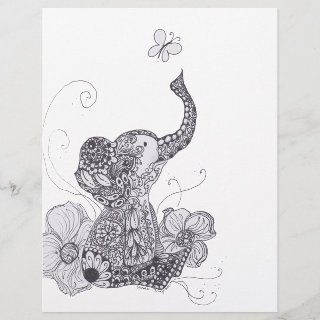 Elephant Butterfly (Framsida)