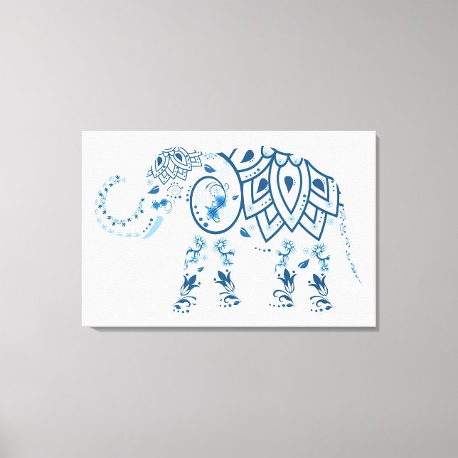 Elephant Canvastryck (Framsida)