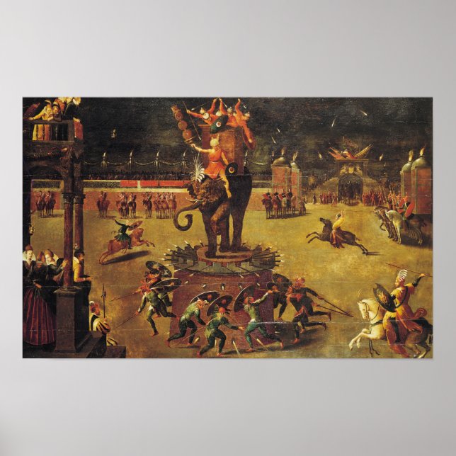 Elephant Carousel Poster (Framsidan)