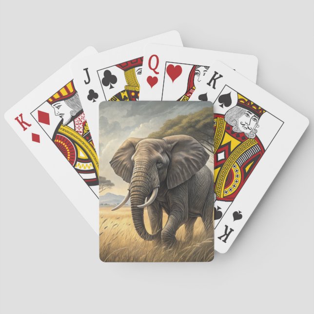 Elephant Casinokort (Baksidan)