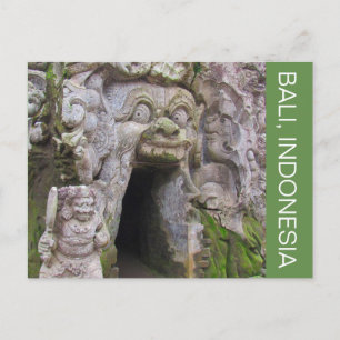 Elephant cave bali vykort