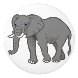 Elephant Ceramic Furnetings Cabinet Knobs Knopp