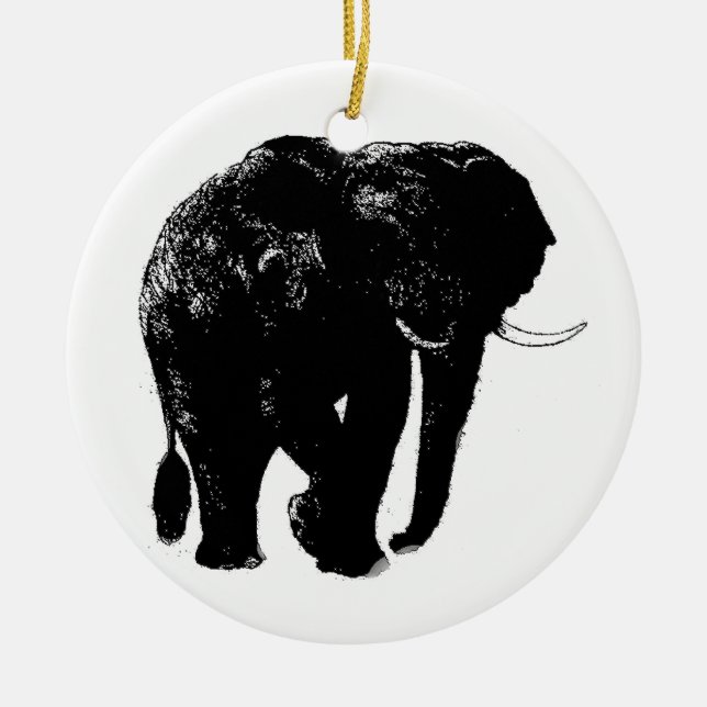 Elephant Ceramic Ornament (Framsidan)