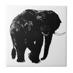 Elephant Ceramic Tile Kakelplatta
