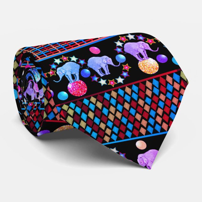Elephant Circus Diamonds Rand Mönster Slips (Rullad)