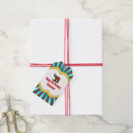 Elephant Circus Ram Kids Boys Födelsedagsfest Presentetikett