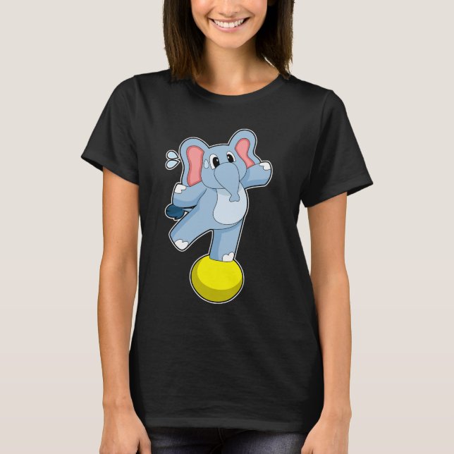 Elephant Circus T Shirt (Framsida)