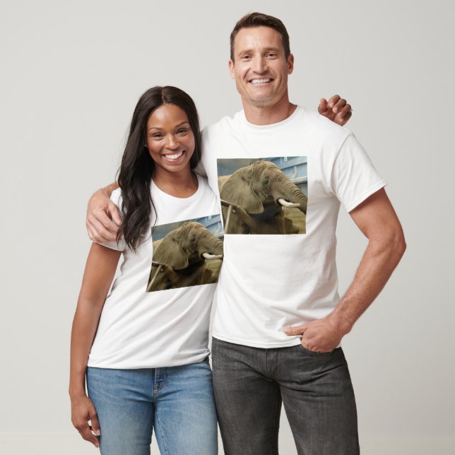 Elephant Closeup Tee Shirt (Unisex)