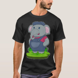 Elephant Crateur Overalls T Shirt