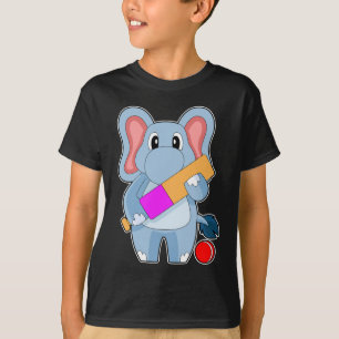 Elephant Cricket fladdermus T Shirt