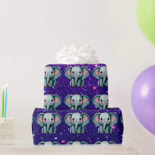 Elephant Cute Charming Thmet Inspired Presentpapper