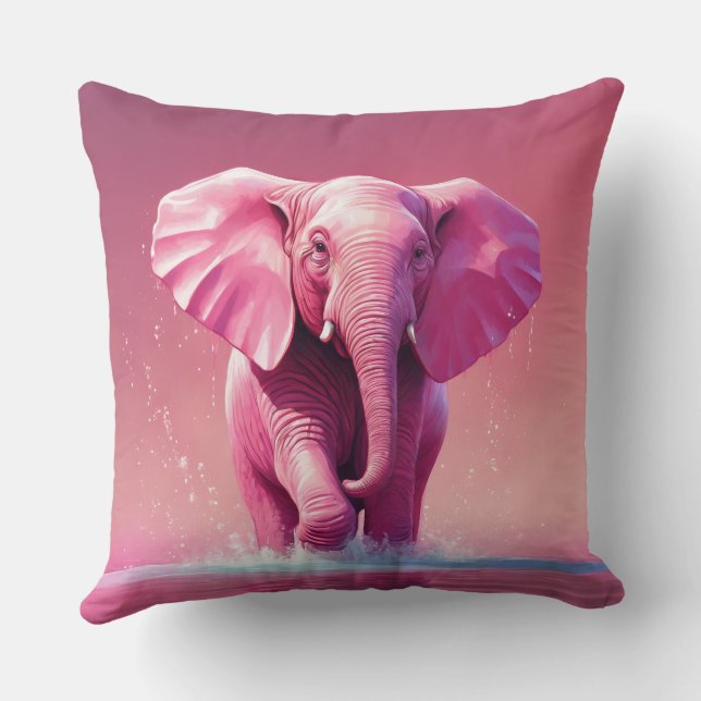 Elephant Dekorativ kudde (Baksida)