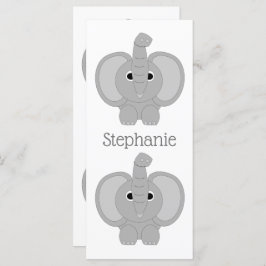 Elephant Design Bookmark