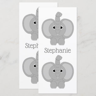 Elephant Design Bookmark