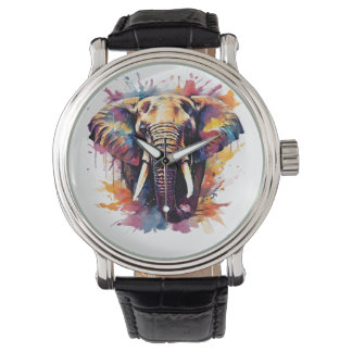 Elephant Design Hand Watch Armbandsur
