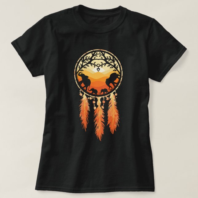 Elephant Dream Catcher T-shirt (Design framsida)
